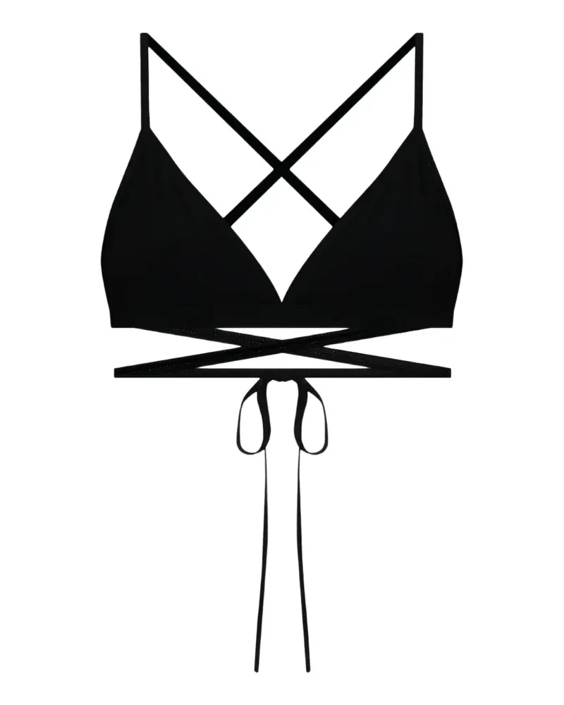 Isabel Marant Solange wrap-around bikini top - Schwarz Schwarz