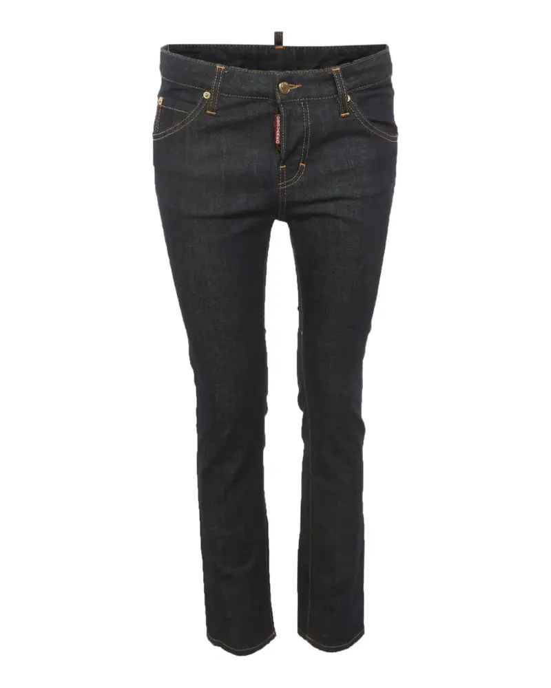 Dsquared2 Slim-Fit-Jeans mit Knöpfen - Blau Blau