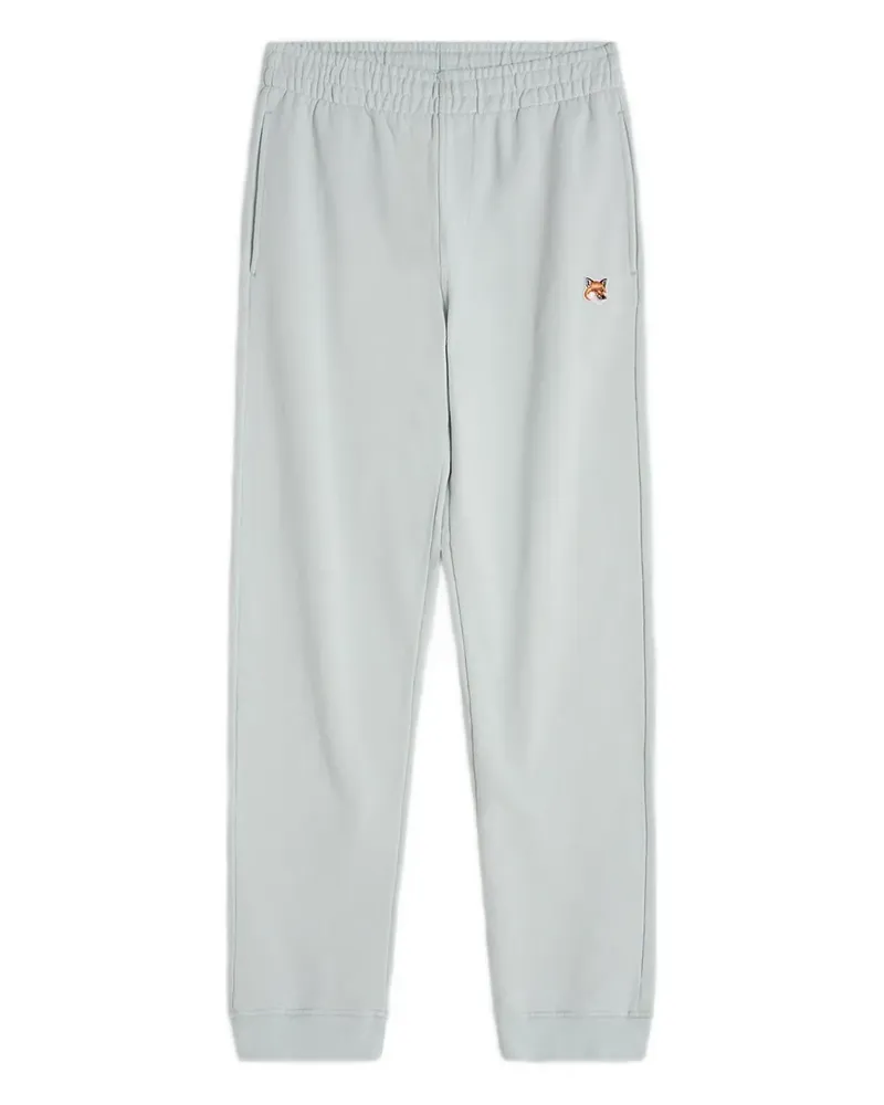 Kitsuné Hose mit Logo-Patch - Grau Grau