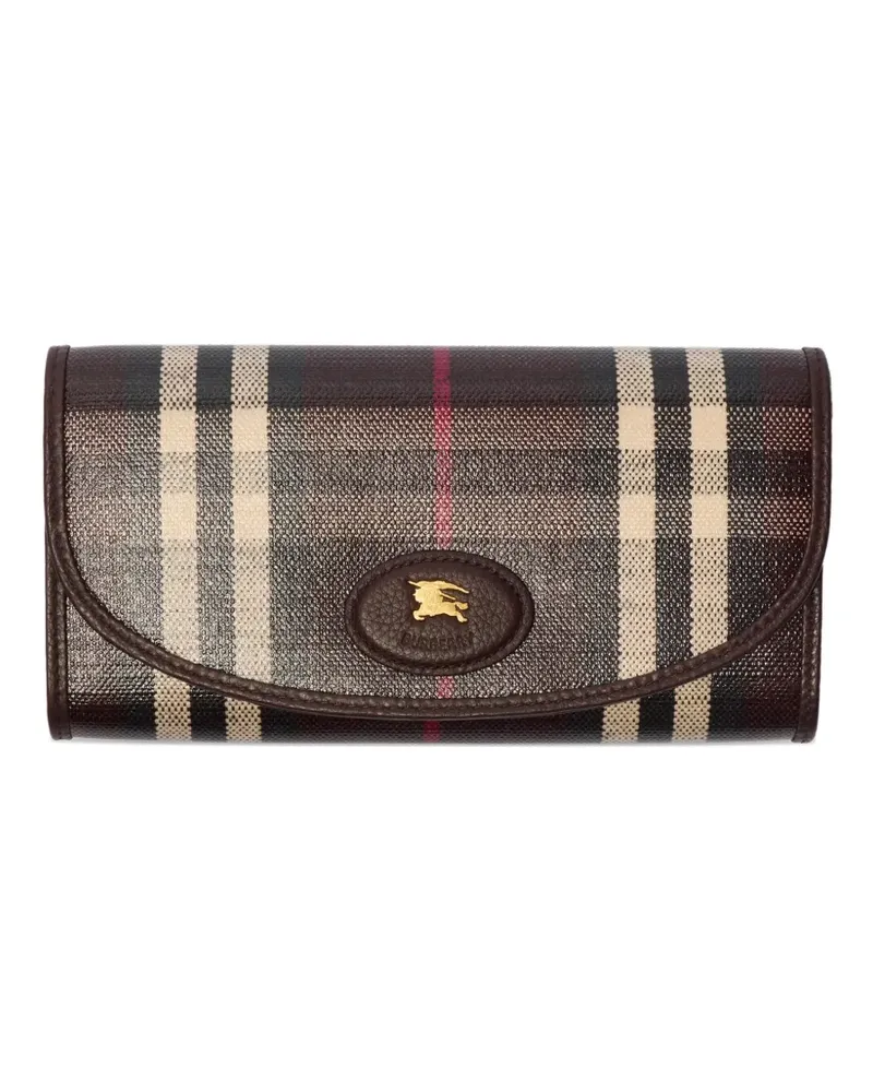 Burberry Portemonnaie mit Logo - Braun Braun