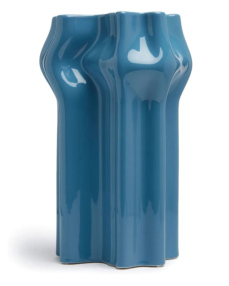 Nuove Forme Extruded Vase Blau