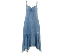 Midikleid aus Denim - Blau