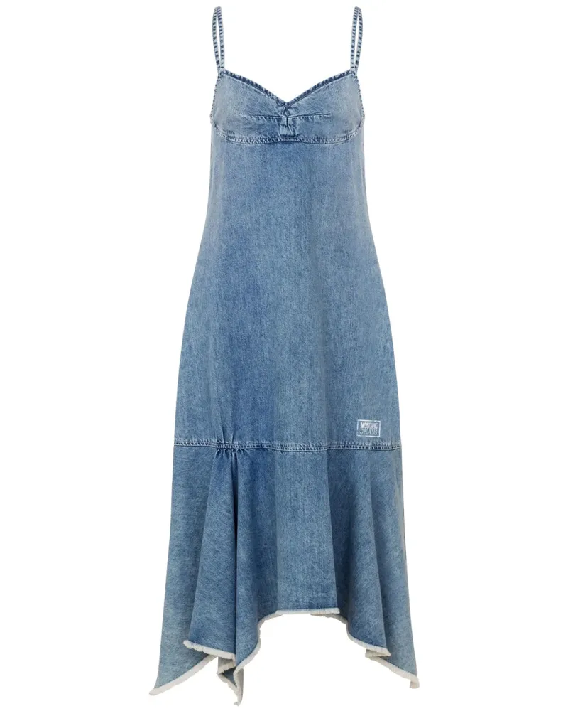 Moschino Midikleid aus Denim - Blau Blau