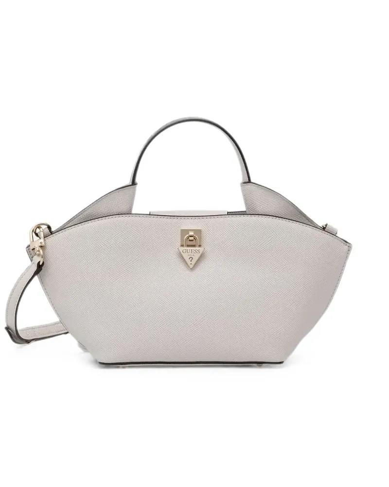 Guess Patsie Tote Bag mit Logo-Schild - Nude Nude