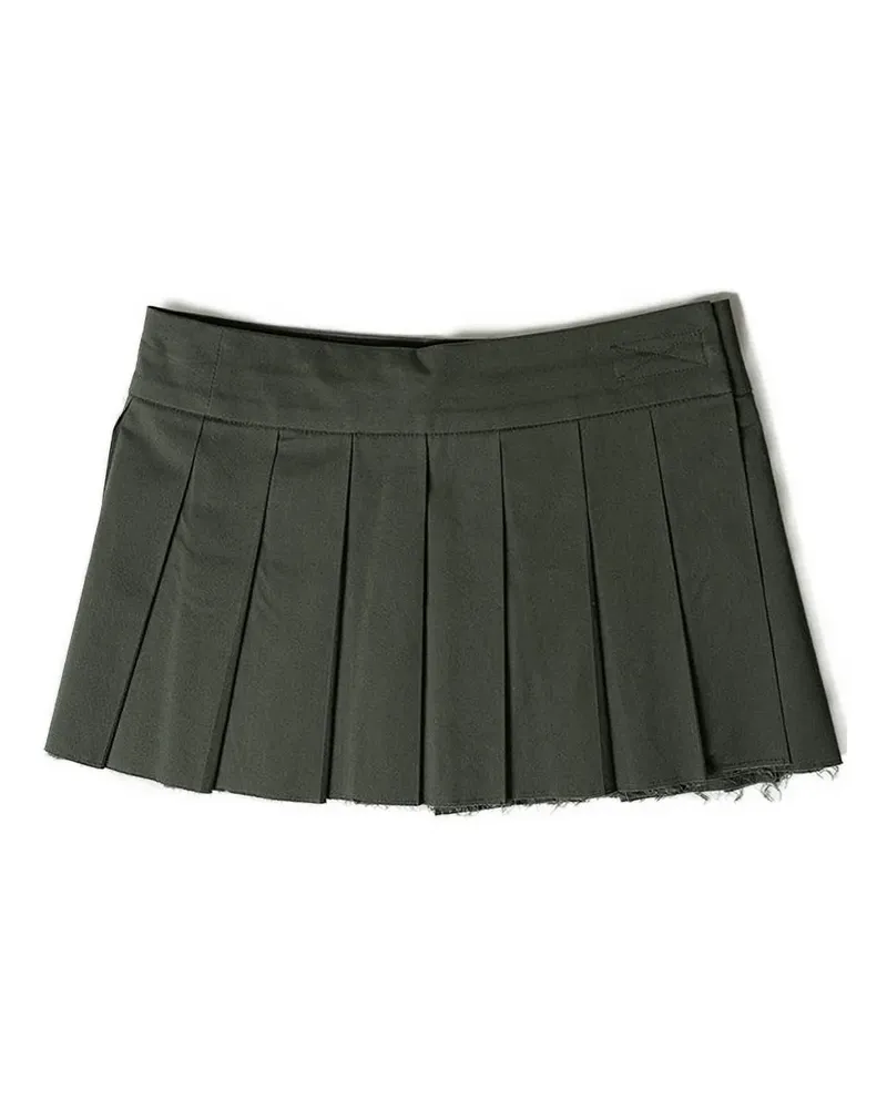 OPEN YY pleated mini skirt - Grün Grün