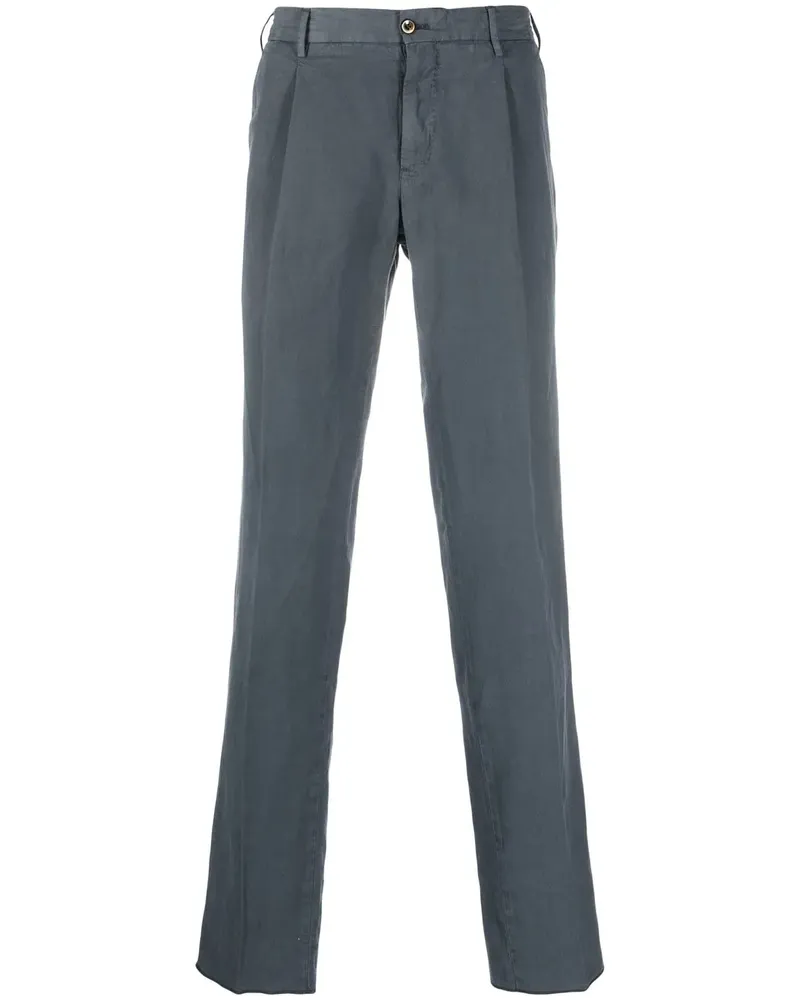 PT TORINO Hose mit Bundfalten - Blau Blau