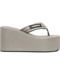 COPERNI Mules mit Plateau 95mm Grau