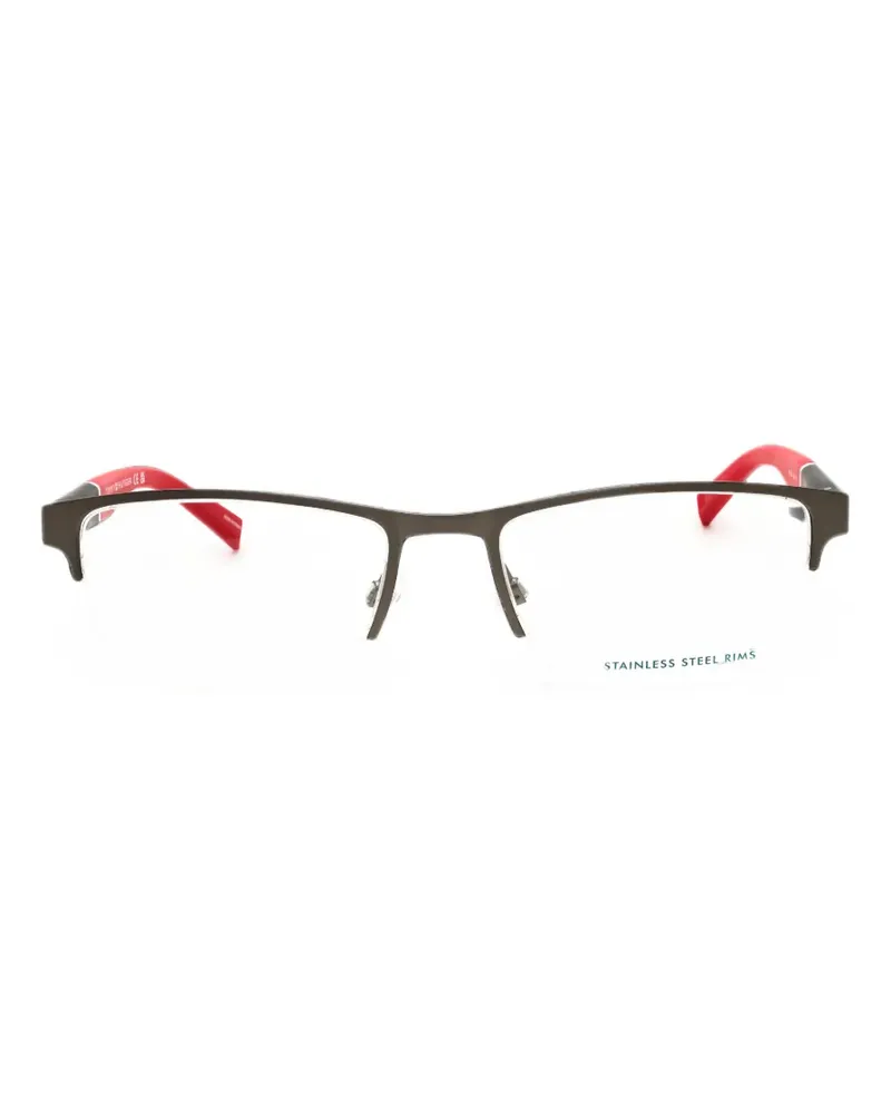 Tommy Hilfiger rectangle-frame glasses - Grau Grau