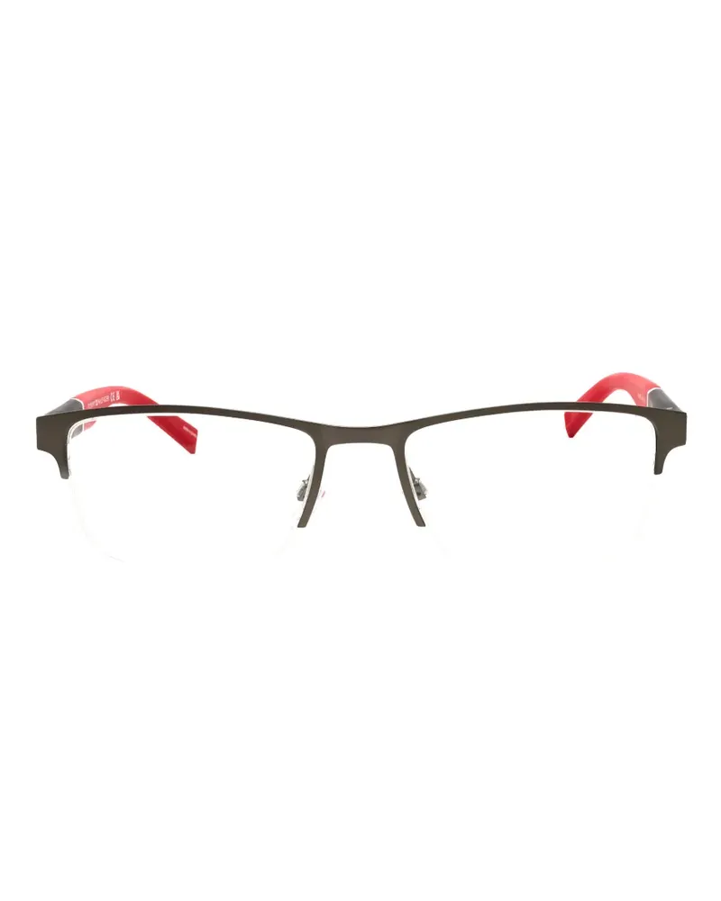 Tommy Hilfiger Brille mit eckigem Gestell - Grau Grau
