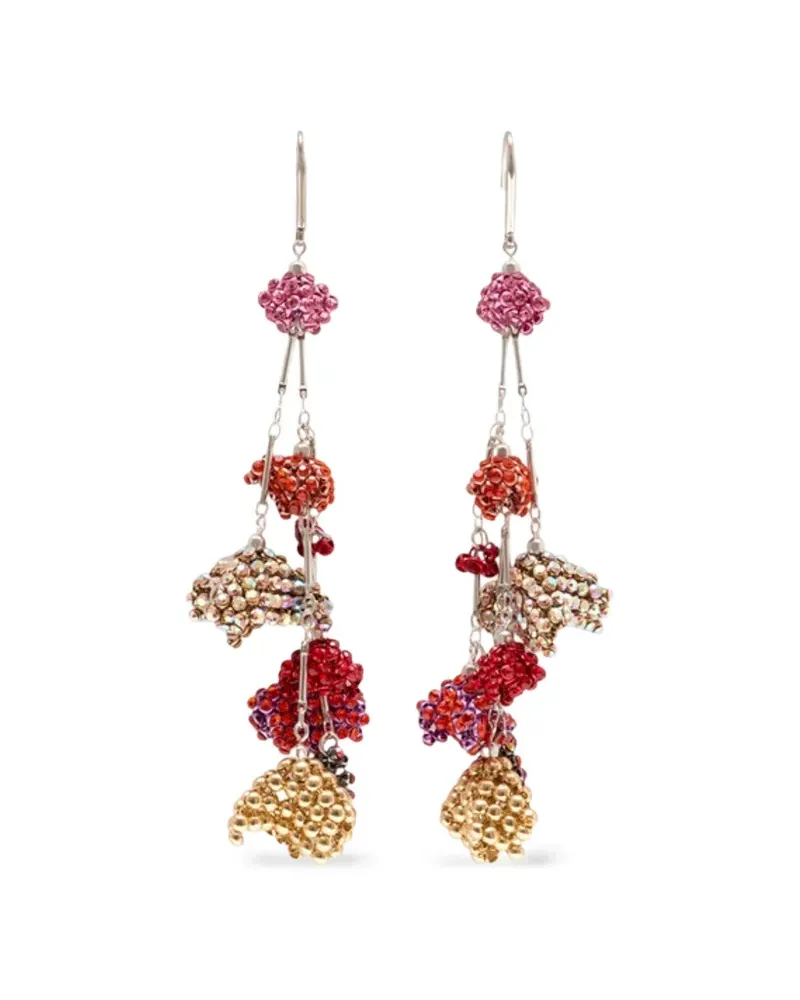 Isabel Marant Hängeohrringe mit Perlen - Silber Silber