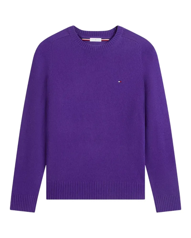 Tommy Hilfiger Pullover mit rundem Ausschnitt - Violett Violett