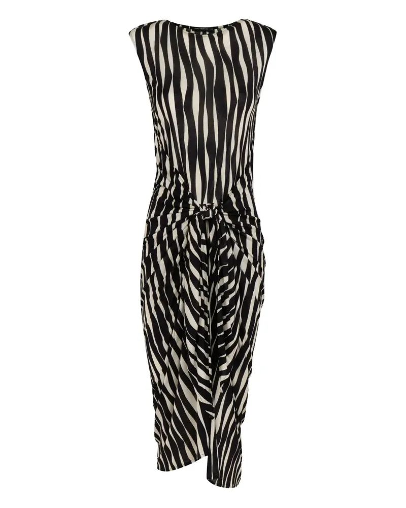 Lenny Niemeyer Maxikleid mit Schlitz - Schwarz Schwarz