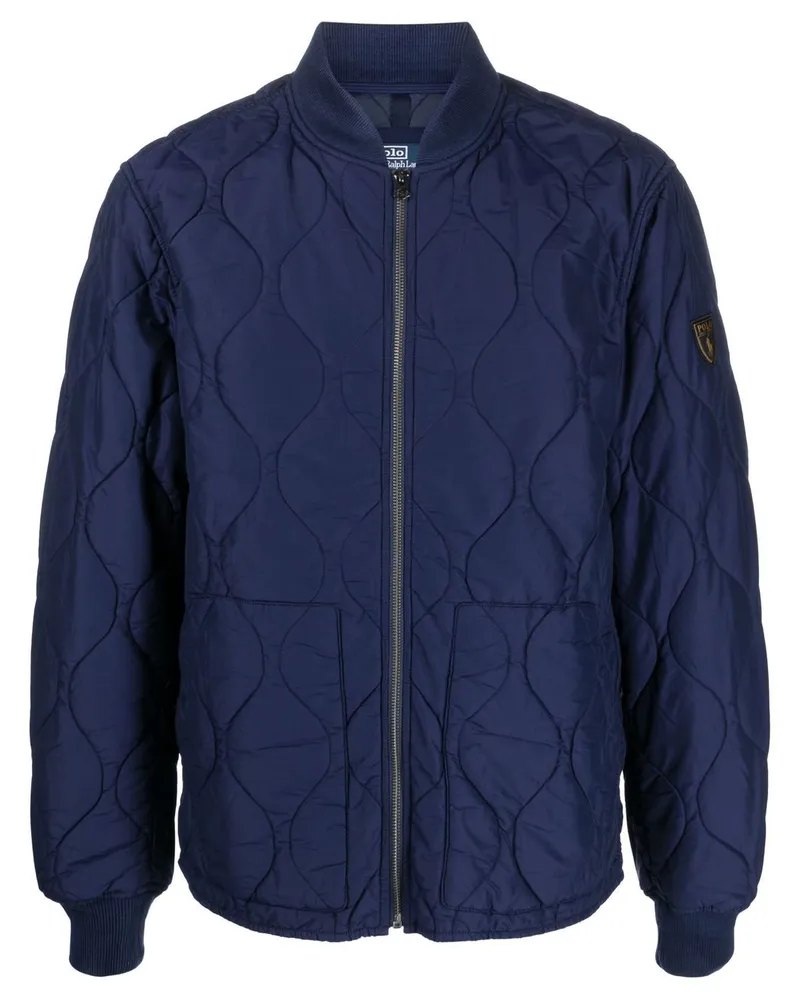 Ralph Lauren Gesteppte Bomberjacke - Blau Blau