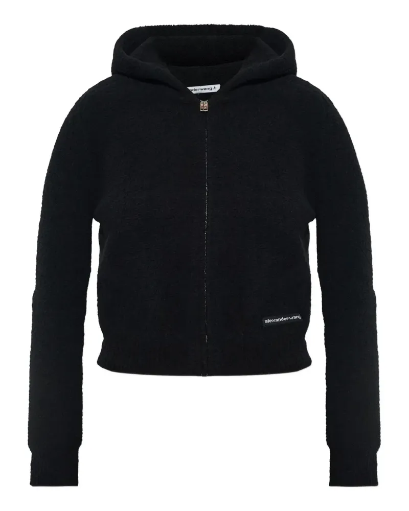 Alexander Wang zip-up hoodie - Schwarz Schwarz