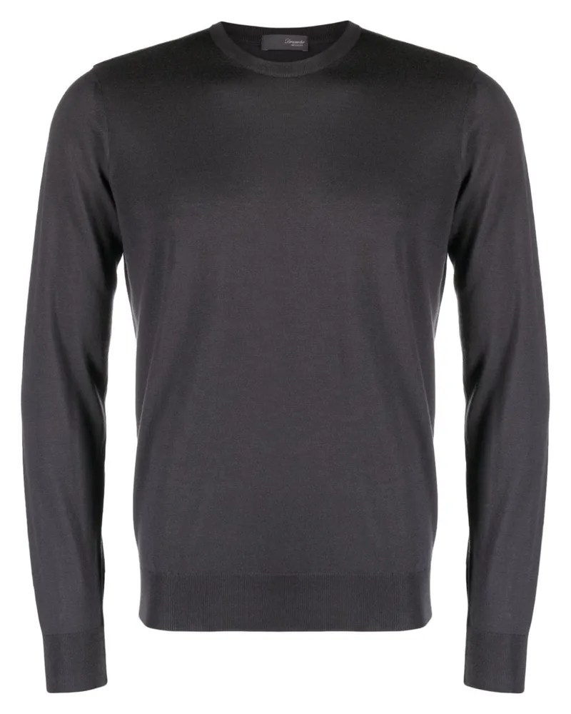 Drumohr  Pullover aus Merinowolle - Grau Grau