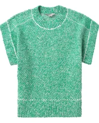 Stella McCartney Top mit diagonalen Streifen Grün