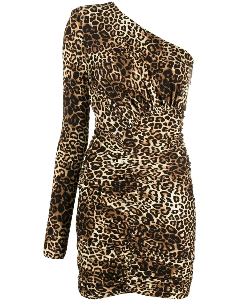 Alexandre Vauthier Minikleid mit Leoparden-Print - Nude Nude