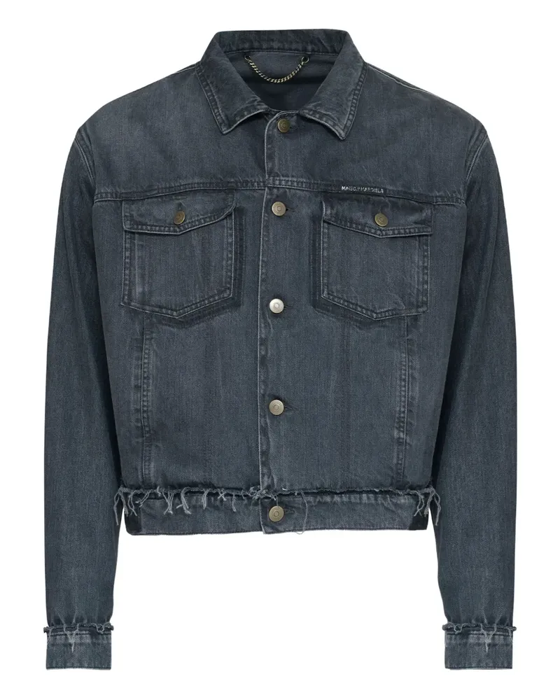 Maison Margiela Ausgefranste Jacke mit Knöpfen - Grau Grau