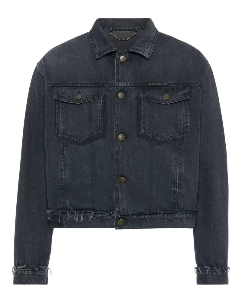 Maison Margiela Ausgefranste Jacke mit Knöpfen - Grau Grau