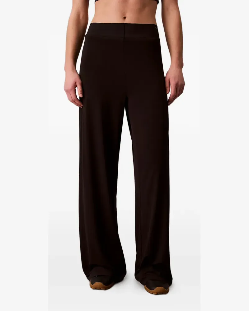 Calvin Klein Sculpt Jogginghose mit weitem Bein - Schwarz Schwarz
