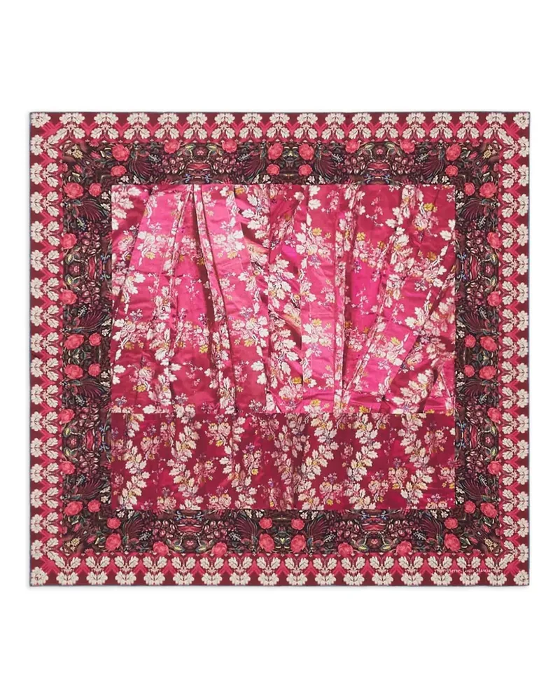 Pierre-Louis Mascia Schal mit Blumen-Print - Rosa Rosa