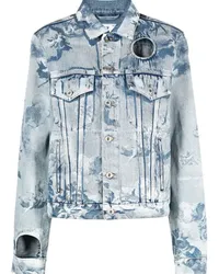 OFF-WHITE Sky Meteor Jeansjacke Blau