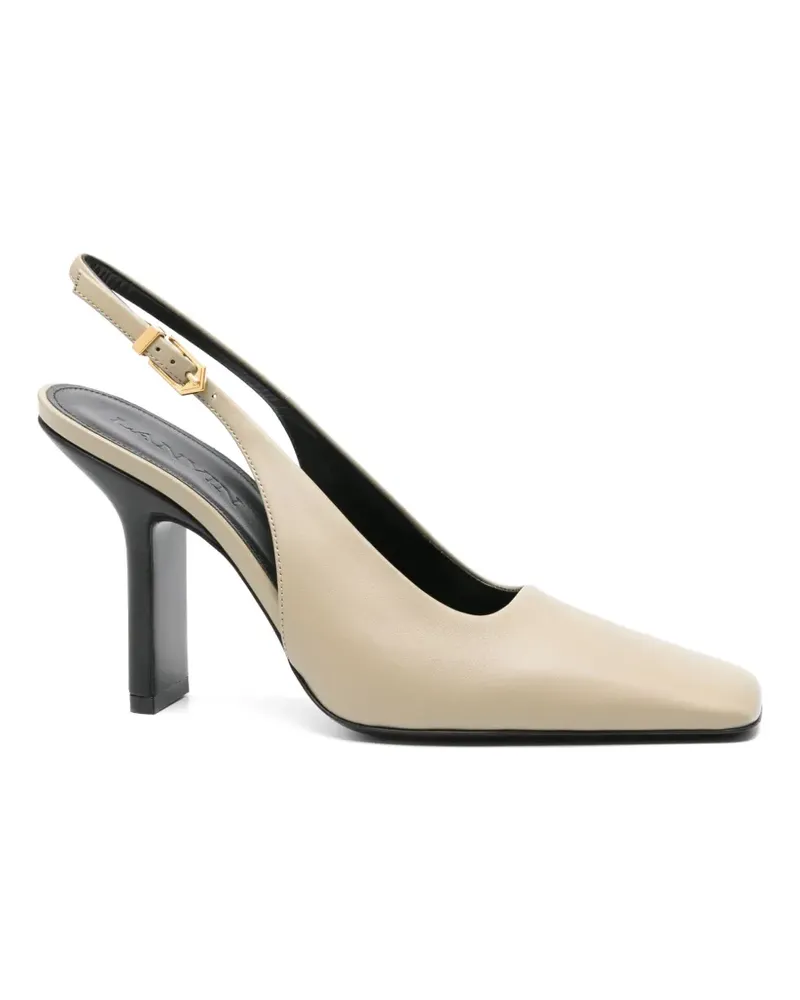Lanvin Hell Slingback-Pumps - Nude Nude