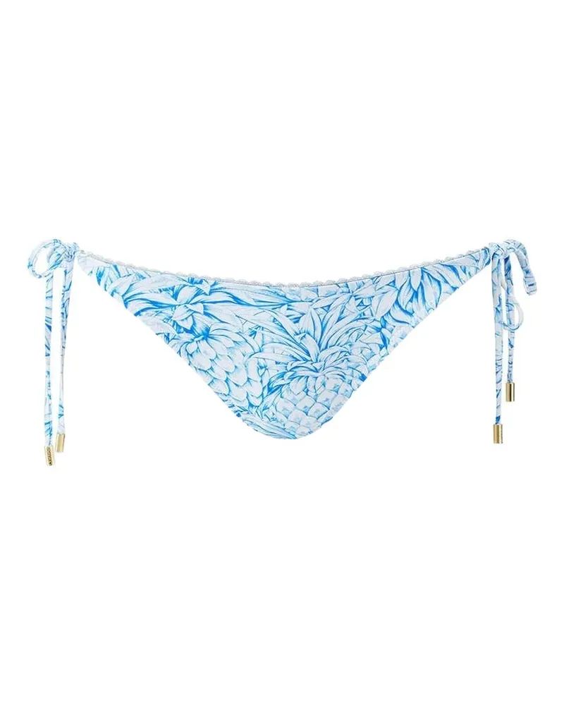 Melissa Odabash Adelaide Bikinihöschen mit Ananas-Print - Weiß Weiß