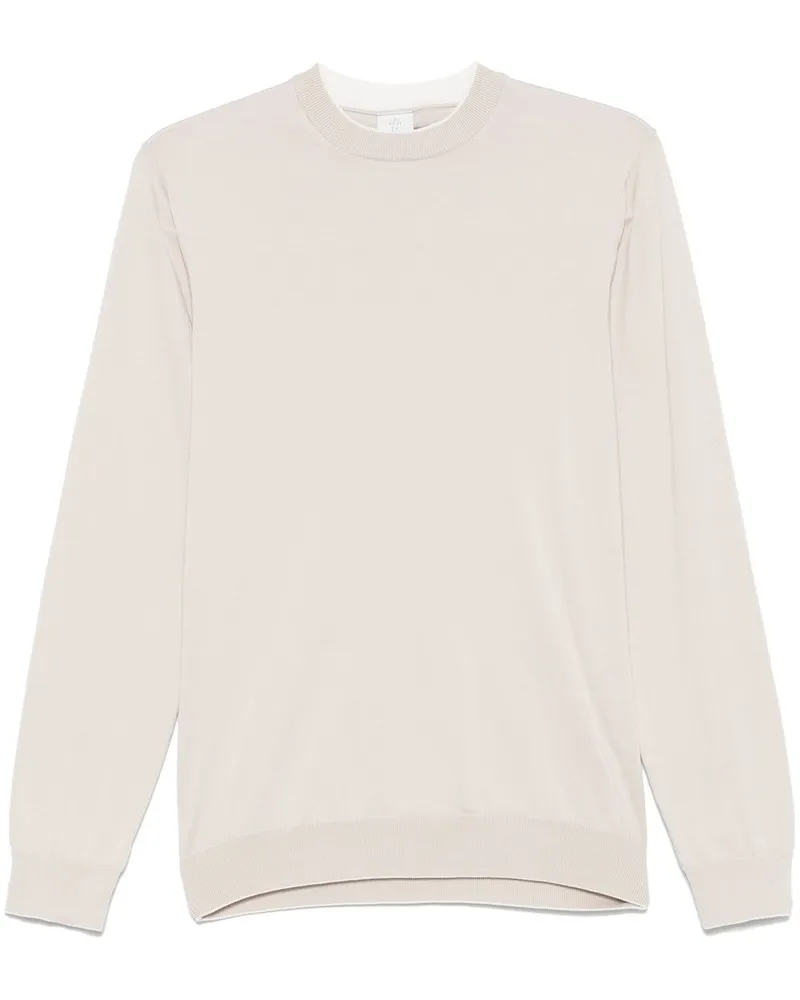 Eleventy Pullover aus Baumwolle - Nude Nude