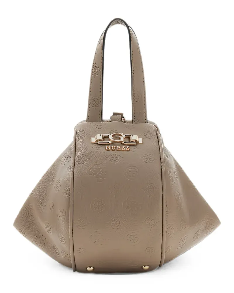 Guess Anise Clutch mit Logo-Prägung - Braun Braun