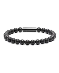 Le Gramme ceramic-beads bracelet Schwarz