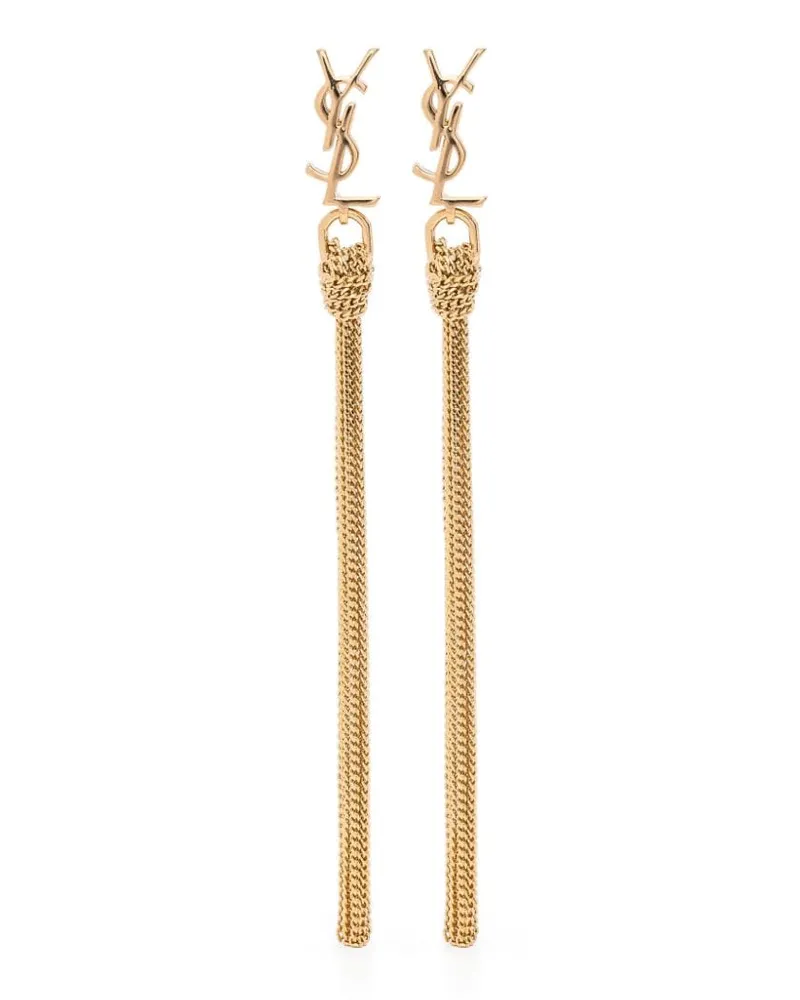 Saint Laurent Cassandre Ohrringe mit Quaste - Gold Gold