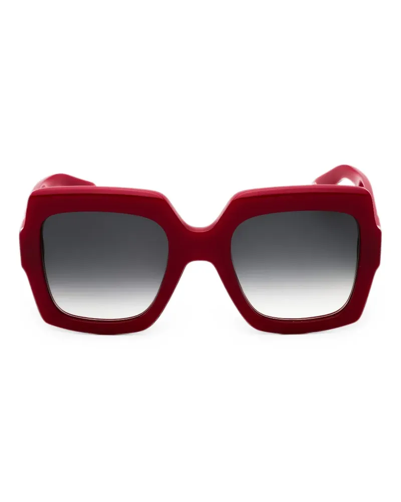Roberto Cavalli oversized square-frame sunglasses - Rot Rot