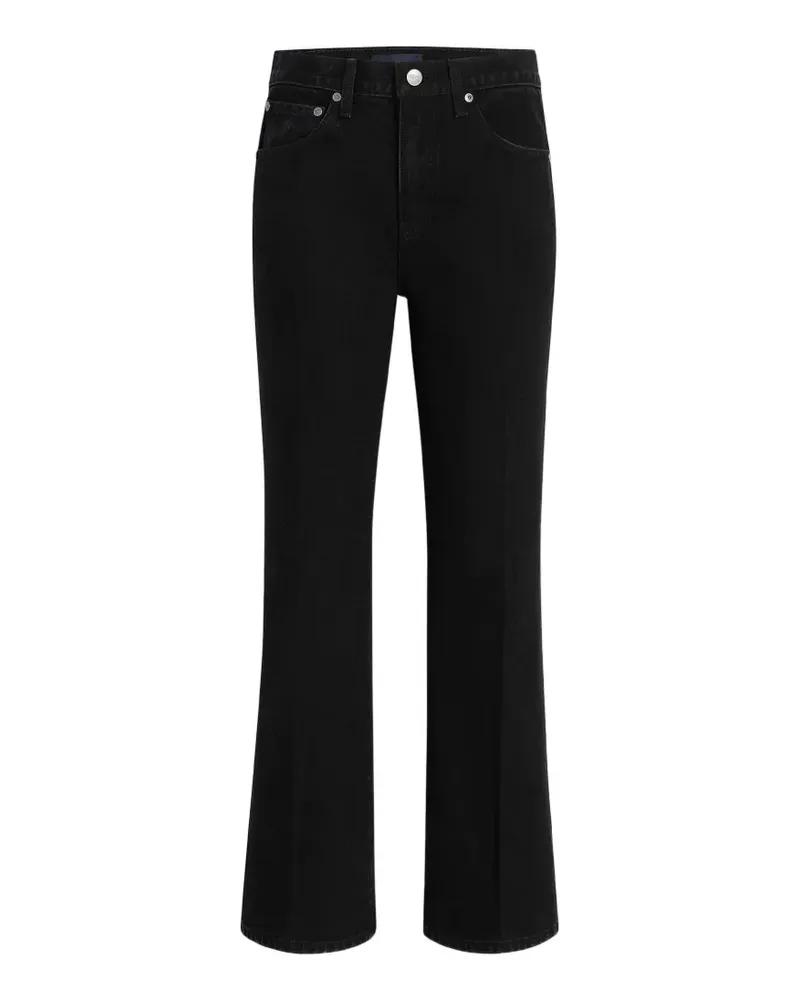 KHAITE flared-leg cotton jeans - Schwarz Schwarz