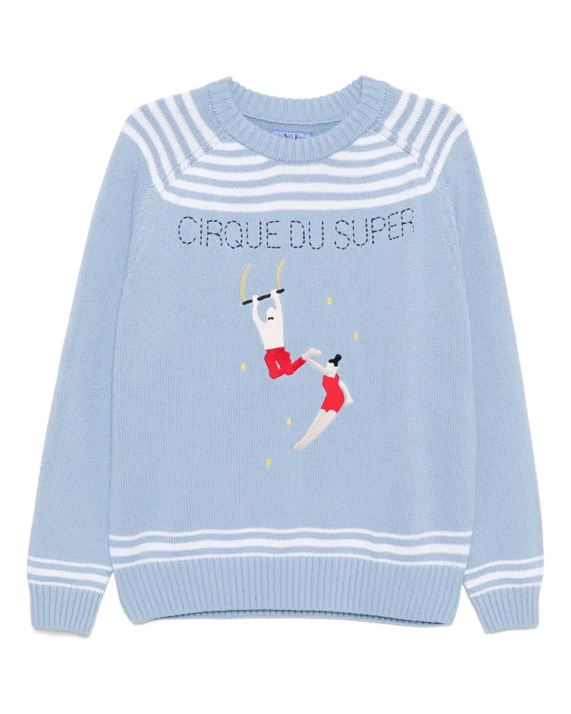 KidSuper Cirque du Pullover - Blau Blau