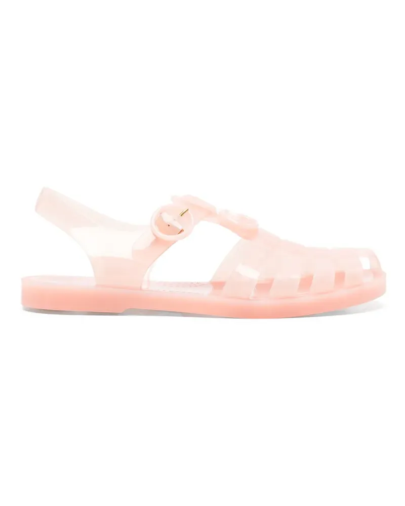 Gucci Double G rubber sandals - Rosa Rosa