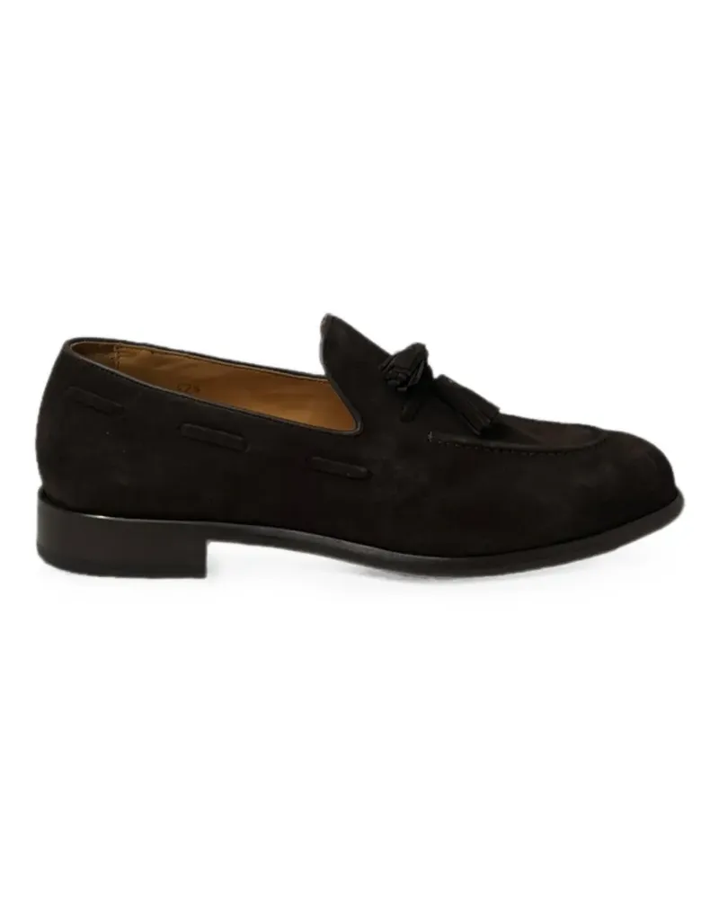 Doucal´s tassel-detail suede loafers - Braun Braun