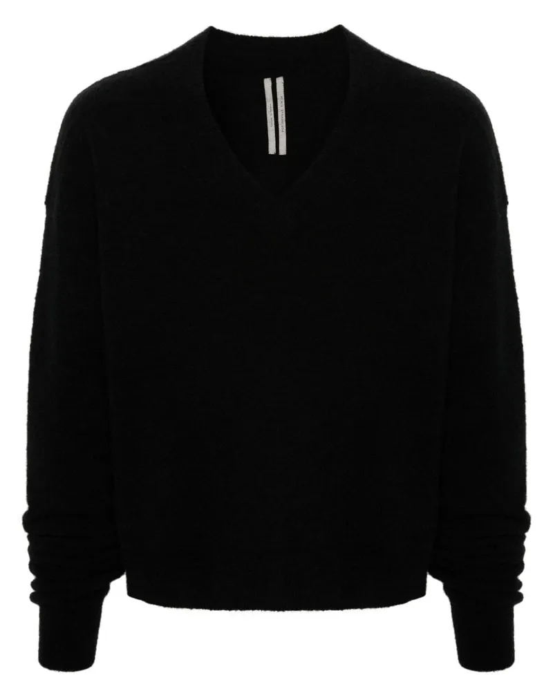 Rick Owens Pullover mit V-Ausschnitt - Schwarz Schwarz