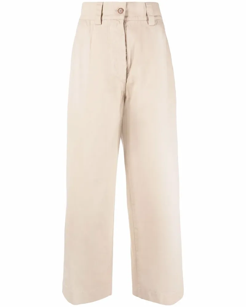 ASPESI Taillenhose mit geradem Bein - Nude Nude