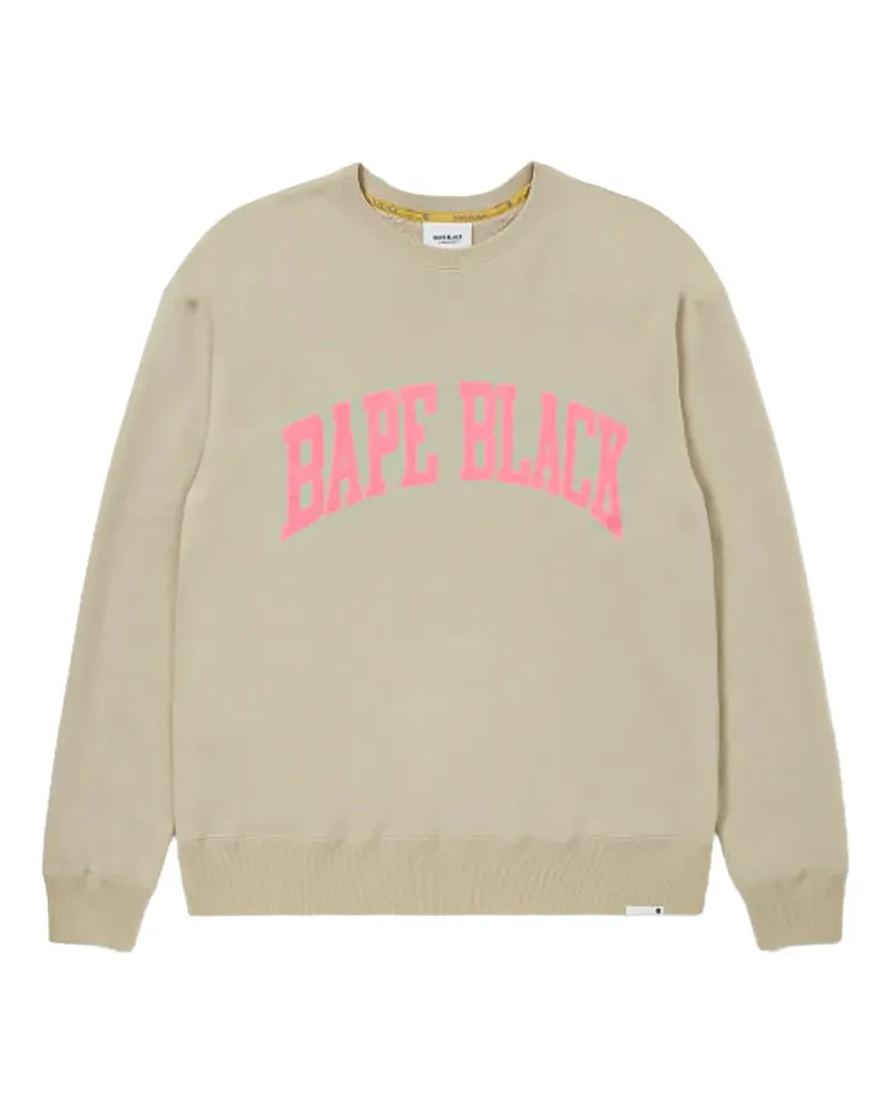 BAPE logo-print sweater - Nude Nude