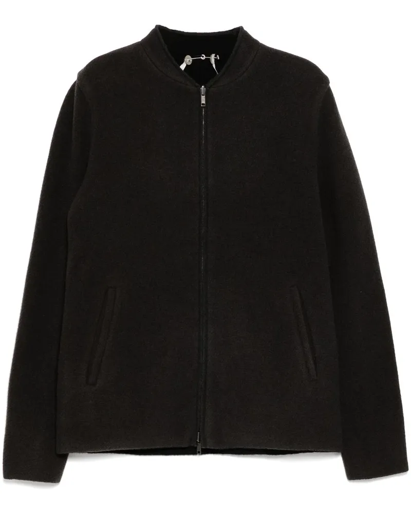 Label Under Construction Jacke mit Baseball-Kragen - Grau Grau