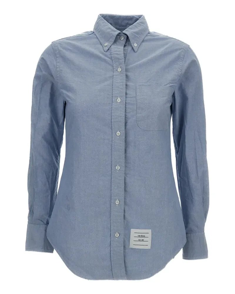 Thom Browne Oxford Classic long-sleeved shirt - Blau Blau