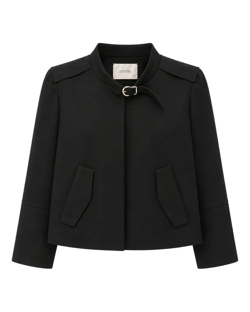 Dorothee Schumacher buckle-fastening jacket - Schwarz Schwarz