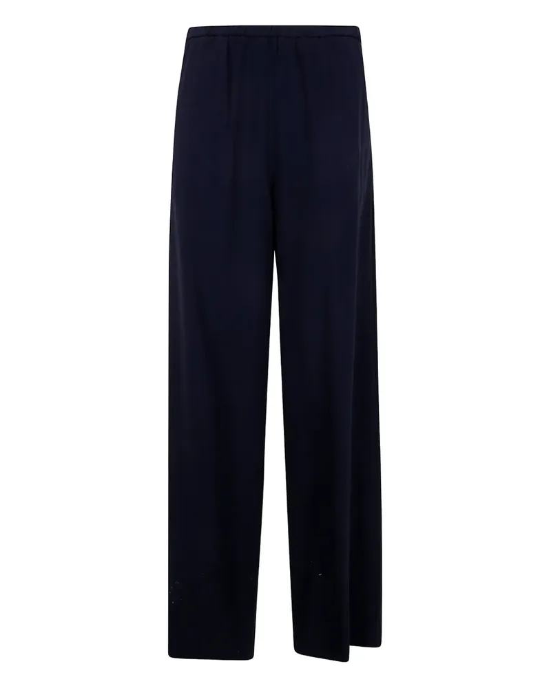 Liviana Conti Hose mit Bundfalten - Blau Blau