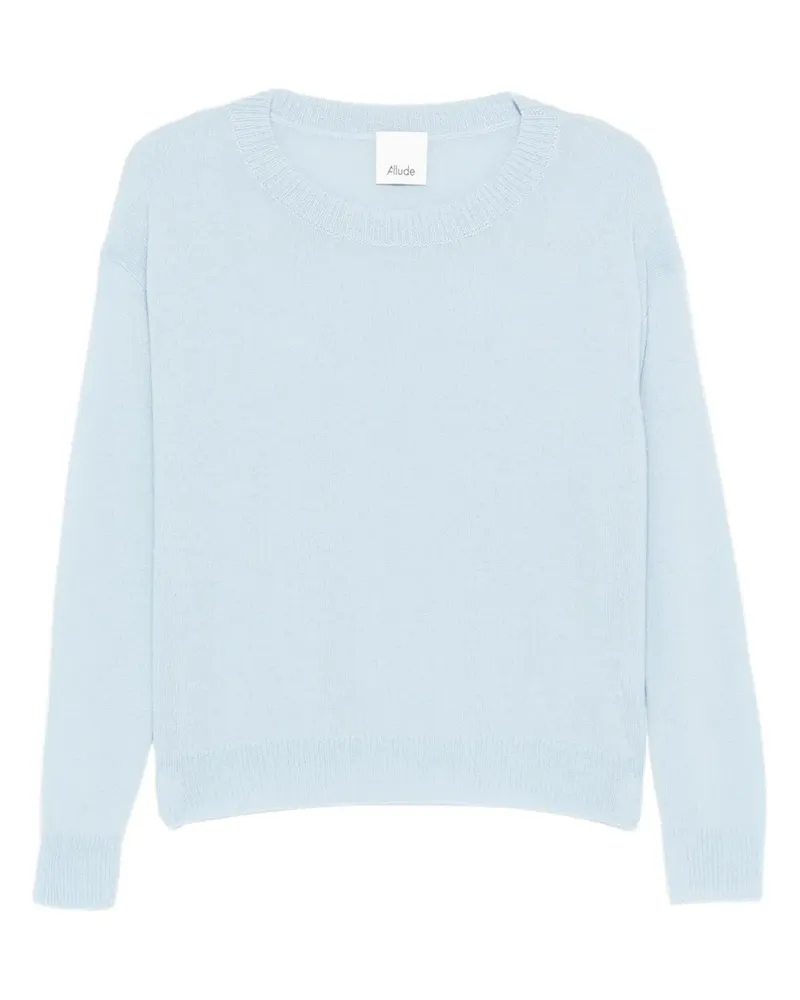 ALLUDE crew neck pullover - Blau Blau