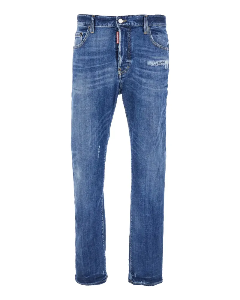 Dsquared2 Ausgeblichene 642 Jeans - Blau Blau