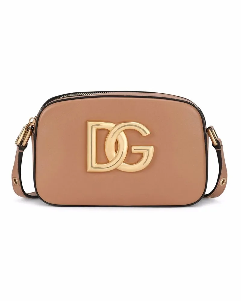 Dolce & Gabbana 3.5 Umhängetasche aus Leder - Rosa Rosa