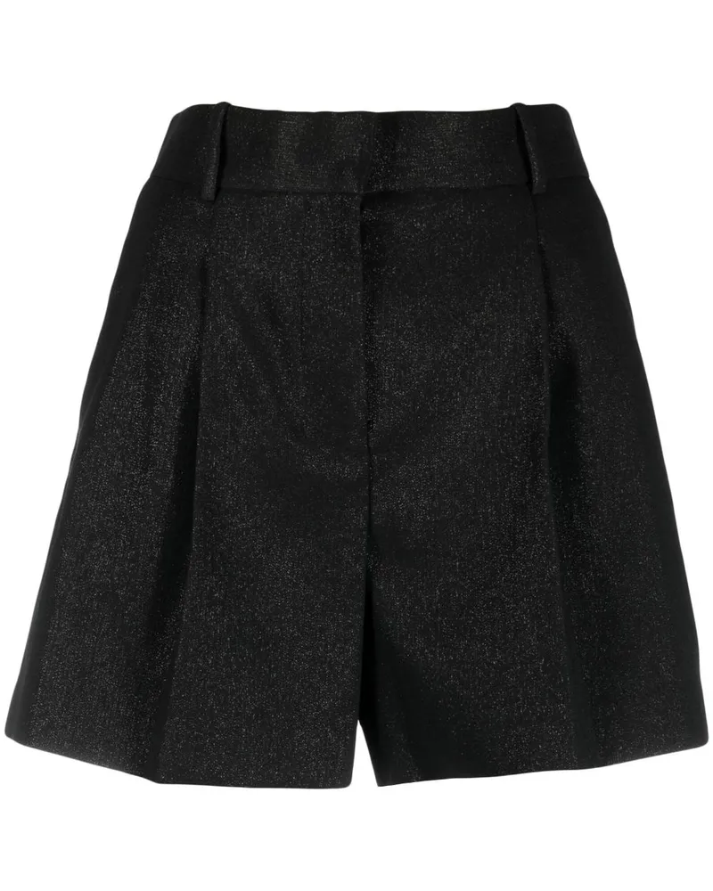 Fabiana Filippi Shorts mit Falten - Schwarz Schwarz