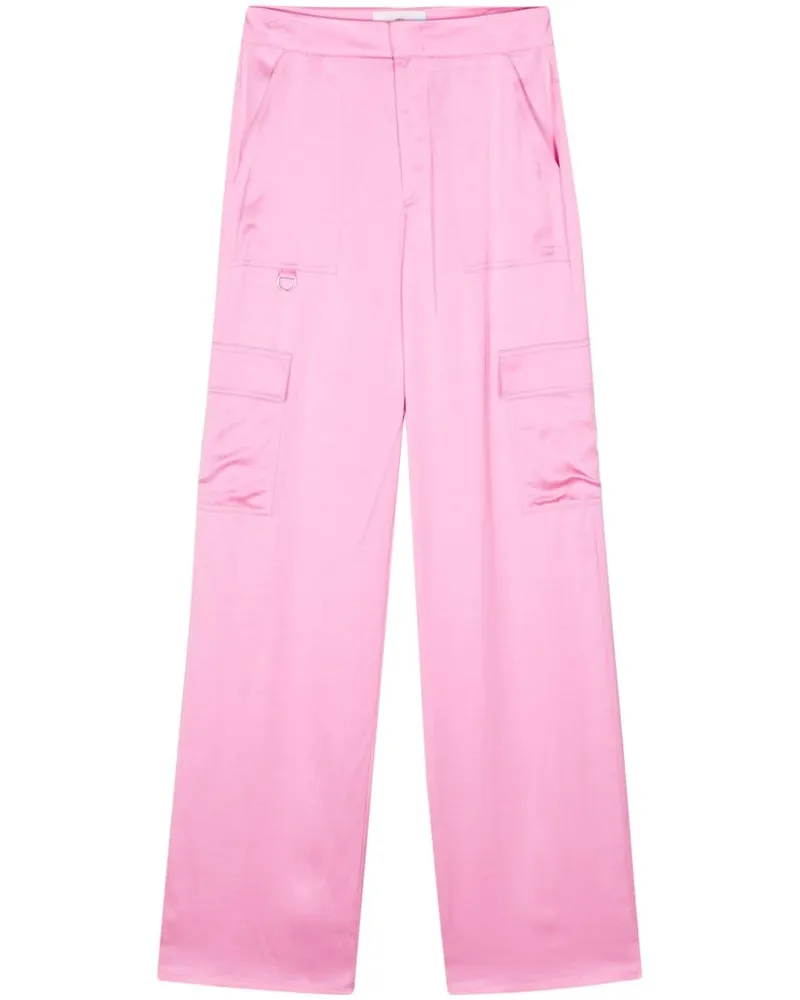 Chiara Ferragni Gerade Cargohose - Rosa Rosa