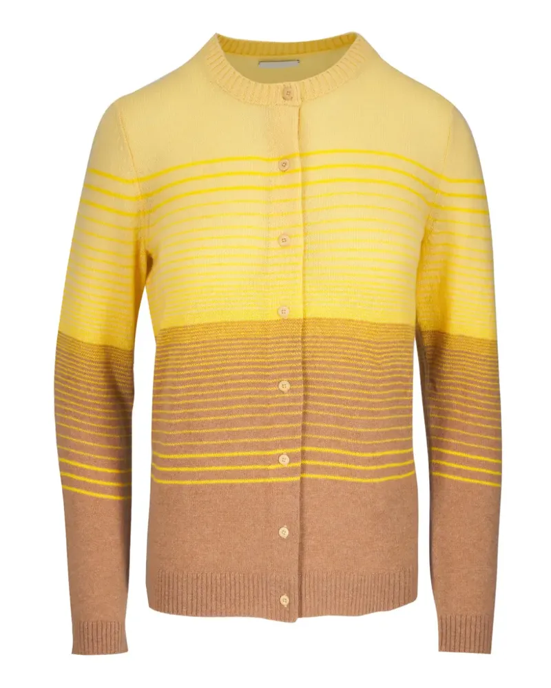The Elder Statesman Ruth gradient cardigan - Gelb Gelb